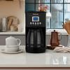 imageCuisinart 14Cup Coffee Maker Programmable PerfecTemp Glass Carafe Coffee Machine with 14 Cup Setting Brew Strength Control and Brew Pause Stainless Steel DCC3200NASMatte Black