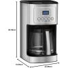 imageCuisinart 14Cup Coffee Maker Programmable PerfecTemp Glass Carafe Coffee Machine with 14 Cup Setting Brew Strength Control and Brew Pause Stainless Steel DCC3200NAS14 Cup Stainless Steel