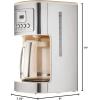 imageCuisinart 14Cup Coffee Maker Programmable PerfecTemp Glass Carafe Coffee Machine with 14 Cup Setting Brew Strength Control and Brew Pause Stainless Steel DCC3200NASCream