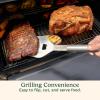 imageCuisinart 14Piece Deluxe Stainless Steel Grill Set Grilling Accessories Kit with Spatula Tongs Corn Holders Basting Brush Cleaning Brush ampamp Aluminum Carry Case BBQ Tools for Outdoor GrillDeluxe Grill Set  14Piece