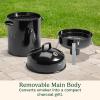 imageCuisinart 18 Vertical Charcoal Smoker Integrated Thermometer Water Bowl and Dual Vents Perfect for Smoked Brisket Chrome Plated Grates Smoker Grill for BBQ Camping TailgatesVertical Charcoal Smoker  18
