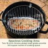imageCuisinart 18 Vertical Charcoal Smoker Integrated Thermometer Water Bowl and Dual Vents Perfect for Smoked Brisket Chrome Plated Grates Smoker Grill for BBQ Camping TailgatesVertical Charcoal Smoker  18