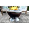 imageCuisinart 195 Cleanburn Smokeless Fire Pit with Removable Base for Ash Portable Outdoor Wood Burning Fireplace Smoke Free Carbon Stainless Steel Outdoor Heater Enhanced Airflow ampamp Easy CleanupCleanburn 24 Fire Pit