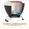 imageCuisinart 195 Cleanburn Smokeless Fire Pit with Removable Base for Ash Portable Outdoor Wood Burning Fireplace Smoke Free Carbon Stainless Steel Outdoor Heater Enhanced Airflow ampamp Easy CleanupCleanburn 75 Tabletop Fire Pit