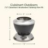 imageCuisinart 195 Cleanburn Smokeless Fire Pit with Removable Base for Ash Portable Outdoor Wood Burning Fireplace Smoke Free Carbon Stainless Steel Outdoor Heater Enhanced Airflow ampamp Easy CleanupCleanburn 75 Tabletop Fire Pit