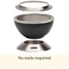 imageCuisinart 195 Cleanburn Smokeless Fire Pit with Removable Base for Ash Portable Outdoor Wood Burning Fireplace Smoke Free Carbon Stainless Steel Outdoor Heater Enhanced Airflow ampamp Easy CleanupCleanburn 24 Fire Pit