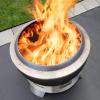 imageCuisinart 195 Cleanburn Smokeless Fire Pit with Removable Base for Ash Portable Outdoor Wood Burning Fireplace Smoke Free Carbon Stainless Steel Outdoor Heater Enhanced Airflow ampamp Easy CleanupCleanburn 195 Fire Pit
