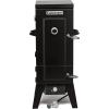imageCuisinart 36 Vertical Propane Smoker 4 Removable Racks Spacious BBQ Smoker with Wood and Water Trays 15000 BTU Heat for Smoked Meat Brisket Jerky Fish Perfect for Tailgates Backyard Camping