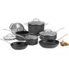 imageCuisinart 6610 Chefs Classic 10Piece Cookware Set NonstickHardAnodized11Piece