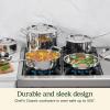 imageCuisinart 7Piece Cookware Set Chefs Classic Stainless Steel Collection 777P1