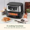 imageCuisinart Air Fryer 9Quart Basket Stainless Steel Fryer Oven with 6 Presets to Roast Bake Broil Air Fry Dehydrate and Keep Warm DishwasherSafe Parts Quick ampamp Easy Meals AIRX221 BlackStainless Steel  Black
