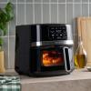 imageCuisinart Air Fryer 9Quart Basket Stainless Steel Fryer Oven with 6 Presets to Roast Bake Broil Air Fry Dehydrate and Keep Warm DishwasherSafe Parts Quick ampamp Easy Meals AIRX221 BlackStainless Steel  Black