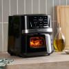 imageCuisinart Air Fryer 9Quart Basket Stainless Steel Fryer Oven with 6 Presets to Roast Bake Broil Air Fry Dehydrate and Keep Warm DishwasherSafe Parts Quick ampamp Easy Meals AIRX221 BlackStainless Steel  Black