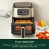 imageCuisinart Air Fryer 9Quart Basket Stainless Steel Fryer Oven with 6 Presets to Roast Bake Broil Air Fry Dehydrate and Keep Warm DishwasherSafe Parts Quick ampamp Easy Meals AIRX221 BlackStainless Steel  Black