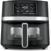 imageCuisinart Air Fryer 9Quart Basket Stainless Steel Fryer Oven with 6 Presets to Roast Bake Broil Air Fry Dehydrate and Keep Warm DishwasherSafe Parts Quick ampamp Easy Meals AIRX221 BlackStainless Steel  Black