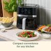 imageCuisinart Air Fryer 9Quart Basket Stainless Steel Fryer Oven with 6 Presets to Roast Bake Broil Air Fry Dehydrate and Keep Warm DishwasherSafe Parts Quick ampamp Easy Meals AIRX221 BlackStainless Steel  Black