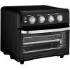 imageCuisinart Air Fryer Toaster Oven with Grill 1800W 81 Air Fryer Oven with Bake Convection Bake Grill Broil and Warm Options Large Capacity 60Minute Timer TOA70BKS Black SSMatte Black
