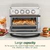imageCuisinart Air Fryer Toaster Oven with Grill 1800W 81 Air Fryer Oven with Bake Convection Bake Grill Broil and Warm Options Large Capacity 60Minute Timer TOA70BKS Black SSWhite