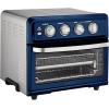 imageCuisinart Air Fryer Toaster Oven with Grill 1800W 81 Air Fryer Oven with Bake Convection Bake Grill Broil and Warm Options Large Capacity 60Minute Timer TOA70BKS Black SSNavy Blue