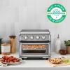imageCuisinart Air Fryer Toaster Oven with Grill 1800W 81 Air Fryer Oven with Bake Convection Bake Grill Broil and Warm Options Large Capacity 60Minute Timer TOA70BKS Black SSStainless Steel