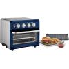 imageCuisinart Air Fryer Toaster Oven with Grill 1800W 81 Air Fryer Oven with Bake Convection Bake Grill Broil and Warm Options Large Capacity 60Minute Timer TOA70BKS Black SSNavy Blue