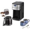 imageCuisinart Automatic Grind and Brew 12Cup Coffeemaker with 14 Cup Setting and AutoShutoff BlackStainless Steel DGB400NASBlackStainless