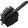 imageCuisinart CCB4125 4in1 Grill Cleaning Brush with Stainless Steel Wire Bristles  Scour Pad  Grill Scraper  13quot Handle Length