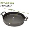imageCuisinart CCP1000 PreSeasoned Cast Iron Griddle Pan 10quot