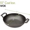 imageCuisinart CCW800 Preseasoned Cast Iron Grilling Wok 10quot