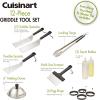 imageCuisinart CGS1312 12Piece Tool Set Outdoor Griddle AccessoriesSpatula Tongs Scraper Melting Dome Squirt Bottle Silicone Egg Ring