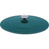 imageCuisinart Chefs Classic Enameled Cast Iron Oval Covered Casserole Cardinal Red 55QuartTeal