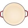 imageCuisinart Chefs Classic Enameled Cast Iron Round Covered Casserole Cardinal Red 7 QuartCardinal Red