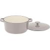 imageCuisinart Chefs Classic Enameled Cast Iron Round Covered Casserole Cardinal Red 7 QuartLinen