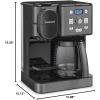 imageCuisinart Coffee Maker 12Cup Glass Carafe Automatic Hot ampamp Iced Coffee Maker Single Server Brewer Stainless Steel SS16Black Stainless Steel