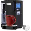imageCuisinart Coffee Maker Single Serve 72Ounce Reservoir Coffee Machine Programmable Brewing ampamp Hot Water Dispenser Stainless Steel SS10P1SilverBlack