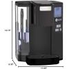 imageCuisinart Coffee Maker Single Serve 72Ounce Reservoir Coffee Machine Programmable Brewing ampamp Hot Water Dispenser Stainless Steel SS10P1SilverBlack