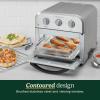 imageCuisinart Compact Air Fryer Toaster Oven Stainless Steel Fryer with 6in1 Functions Adjustable Temperature Includes Oven Rack Baking Pan and Air Fry Basket TOA26Stainless Steel