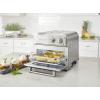 imageCuisinart Compact Air Fryer Toaster Oven Stainless Steel Fryer with 6in1 Functions Adjustable Temperature Includes Oven Rack Baking Pan and Air Fry Basket TOA26Stainless Steel