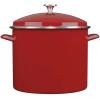 imageCuisinart Enamel Stockpot with Cover 16Quart RedRed