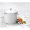 imageCuisinart Enamel Stockpot with Cover 16Quart RedWhite
