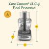 imageCuisinart FP130AG Core Custom 13Cup Multifunctional Food Processor Anchor GrayAnchor Gray