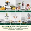 imageCuisinart FP130AG Core Custom 13Cup Multifunctional Food Processor Anchor GrayAnchor Gray