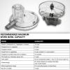 imageCuisinart FP130AG Core Custom 13Cup Multifunctional Food Processor Anchor GrayMarine Blue
