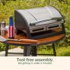 imageCuisinart Grillster Portable Gas Grill Stainless Steel Compact BBQ Grill with Locking Lid for Easy Transport 8000 BTU Propane Grill with Dishwasher Safe Cooking Grate Small Grill for Camping ampamp BBQsGrillster 8 000 BTU Portable Gas Grill Newer Version