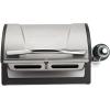 imageCuisinart Grillster Portable Gas Grill Stainless Steel Compact BBQ Grill with Locking Lid for Easy Transport 8000 BTU Propane Grill with Dishwasher Safe Cooking Grate Small Grill for Camping ampamp BBQsStainless Steel