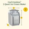imageCuisinart Ice Cream Maker Machine 2 Quart Cool Creations Frozen Yogurt Gelato Sorbet Maker LCD Screen and Timer Stainless Steel ICE70P1Ice Cream Maker with Countdown Timer