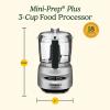 imageCuisinart MiniPrep Plus Food Processor 24Ounce Mini Food Processor to Chop Herbs Vegetables and Hard Cheese 24Ounce Work Bowl Reversible Stainless Steel Blade DLC2ABC Brushed ChromeNickelBrushed Chrome