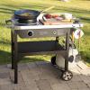 imageCuisinart Outdoor Wok Station 50000 BTU Propane Outdoor Wok Burner with Prep Table 14quot Carbon Steel Fry Pan Stainless Steel Side Table Storage Outdoor Cooking Station for Stir Fry Searing BBQ