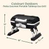 imageCuisinart Petite Gourmet Portable Gas Grill Compact ampamp Lightweight Tabletop Small Grill for BBQs Camping Tailgates ampamp Small Spaces 5500 BTU Burner Folding with Carry Handles RedPetit Gourmet Tabletop Gas Grill  Black