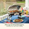 imageCuisinart Petite Gourmet Portable Gas Grill Compact ampamp Lightweight Tabletop Small Grill for BBQs Camping Tailgates ampamp Small Spaces 5500 BTU Burner Folding with Carry Handles RedPetit Gourmet Tabletop Gas Grill  Stainless Steel